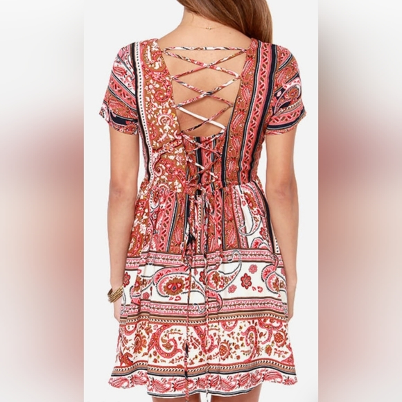 🆕️ Ark & Co. Paisley Print Fit & Flare Dress SIZE: M - Picture 9 of 15